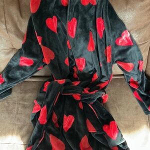 Victoria’s Secret Heart Robe and Slippers
